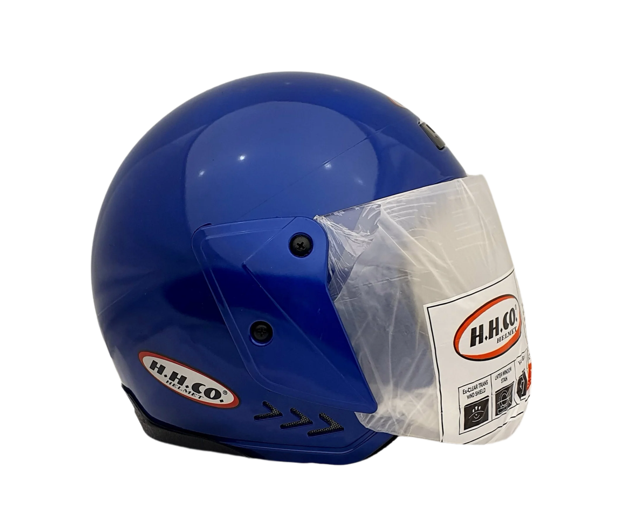 AC RISI BLUE SHINE Helmet Front View